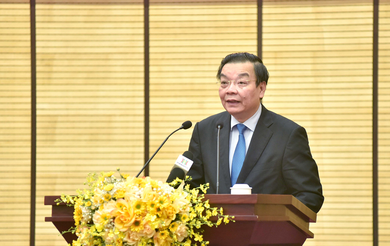 Chủ tịch Hà Nội yêu cầu Văn phòng UBND TP nâng cao tốc độ, chất lượng tham mưu - Ảnh 1.