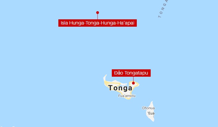 Nóng: Sóng thần 'nhấn chìm' quốc đảo Tonga sau núi lửa phun trào, quốc vương cũng phải tháo chạy khỏi cung điện - Ảnh 2.