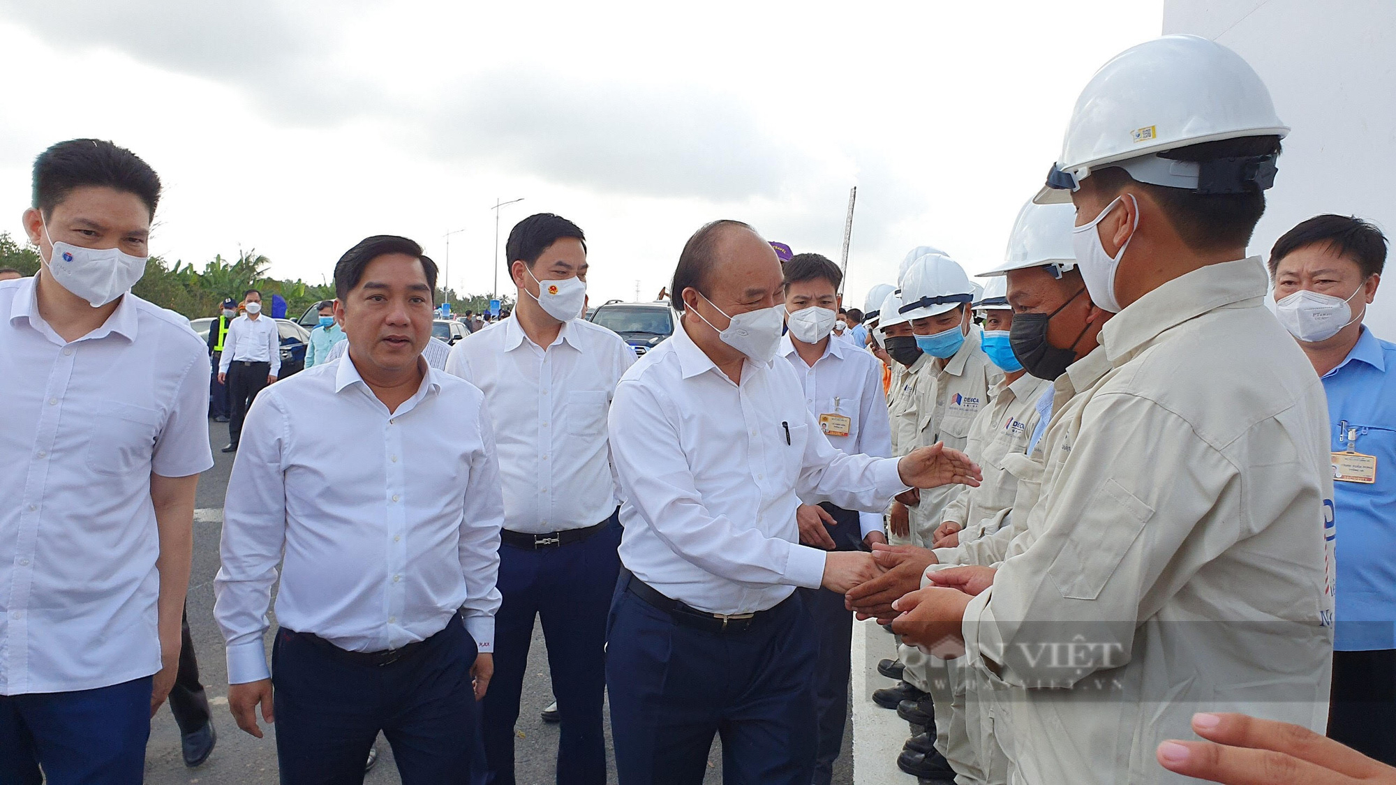 Thông xe kỹ thuật Dự án cao tốc Trung Lương - Mỹ Thuận trước Tết Nguyên đán 2022 - Ảnh 1.