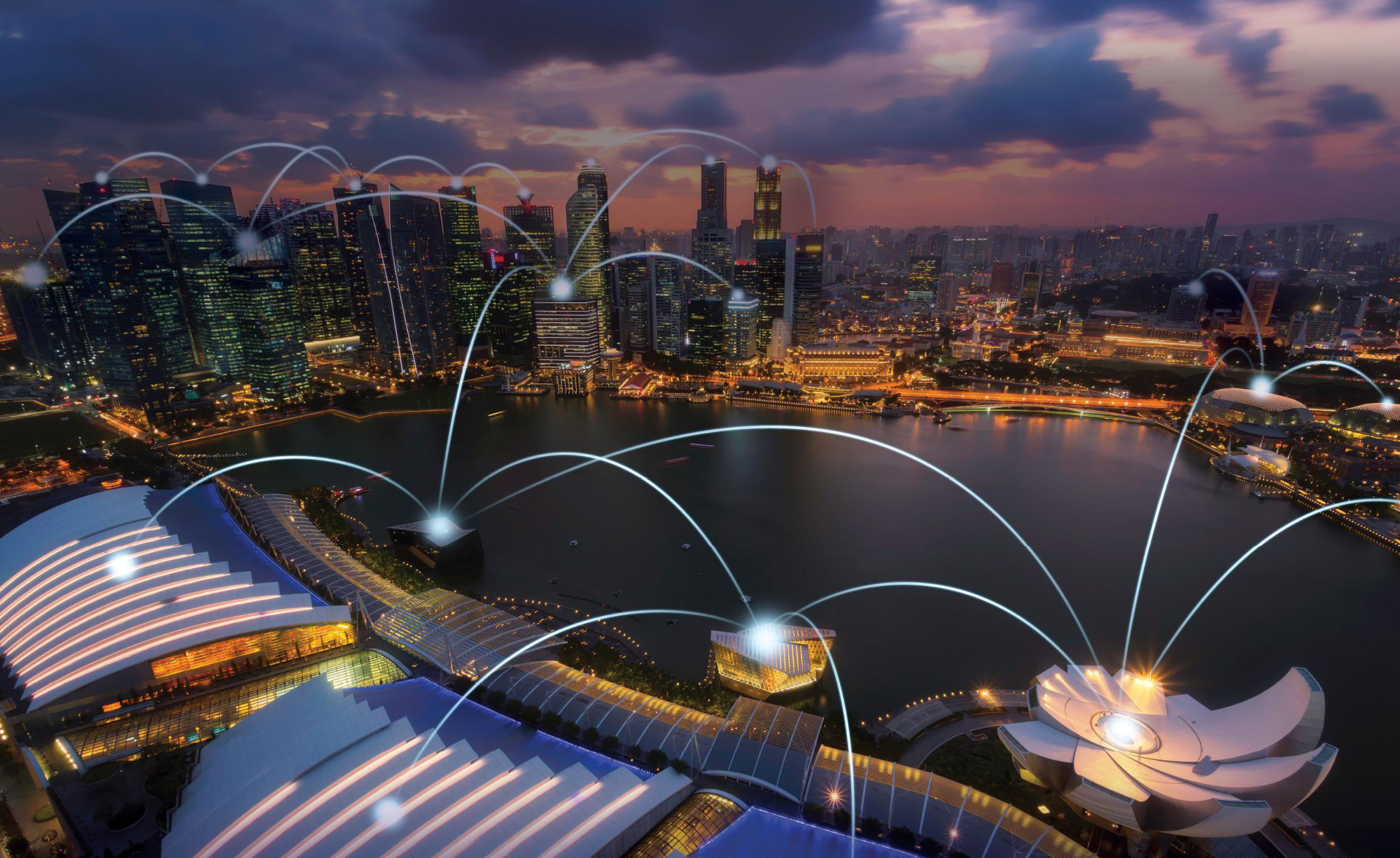 Cơ sở hạ tầng của đất nước cũng như các dịch vụ kỹ thuật số của chính phủ Singapore thường được công nhận về sự sẵn sàng về công nghệ. Ảnh: @AFP.