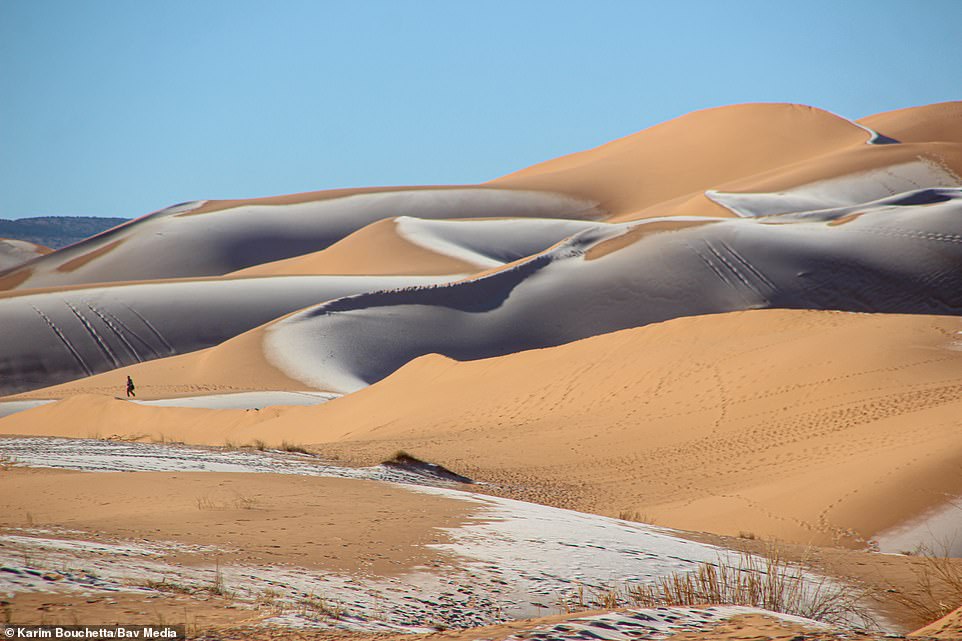 Tuyết phủ trắng sa mạc Sahara trong thời tiết -2 độ C - Ảnh 5.