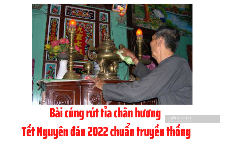 Bài cúng rút tỉa chân hương Tết Nguyên đán 2022 chuẩn truyền thống.png