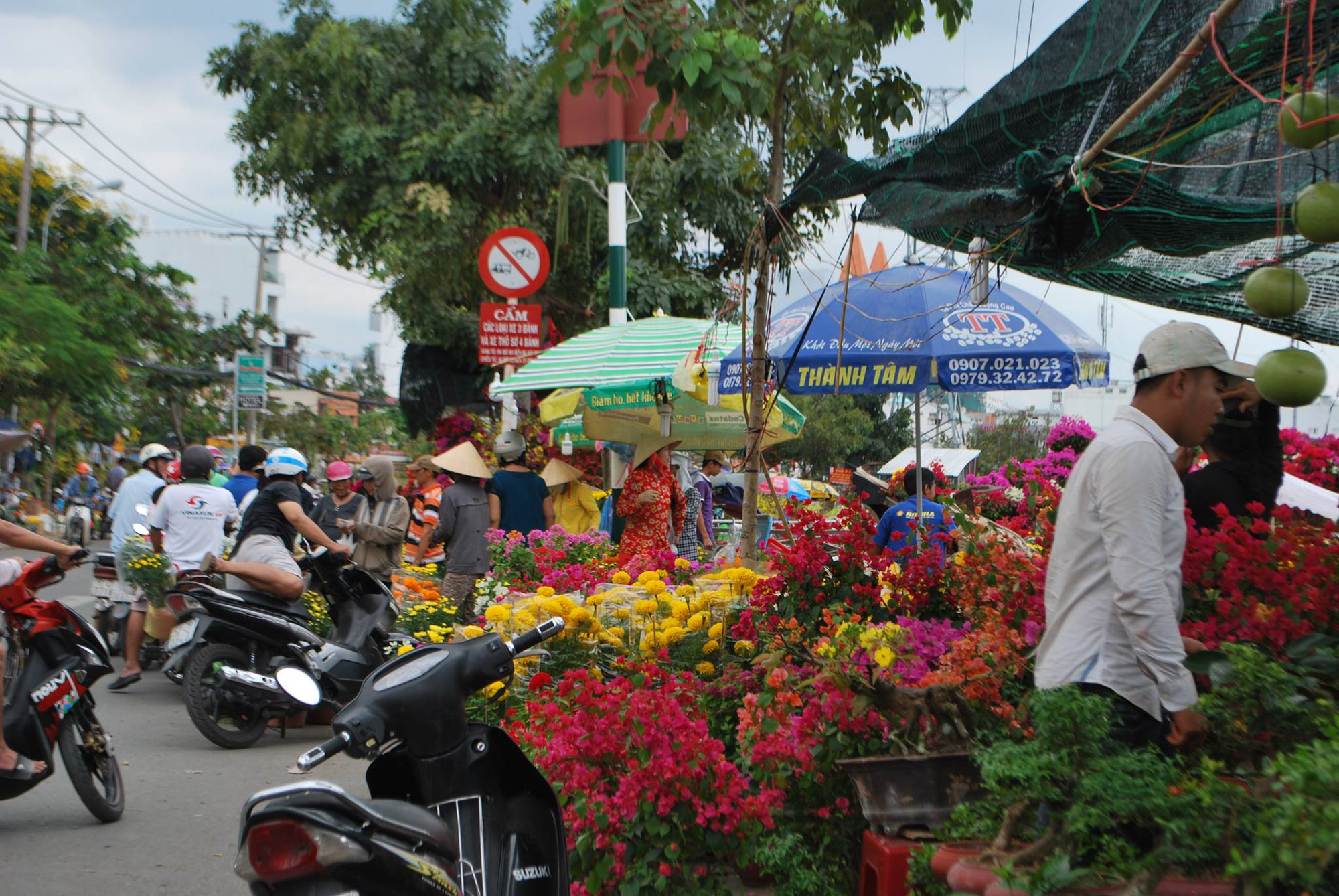 Chợ hoa xuân &quot;trên bến dưới thuyền&quot; - nét độc đáo của Tết Sài Gòn xưa và nay - Ảnh 8.