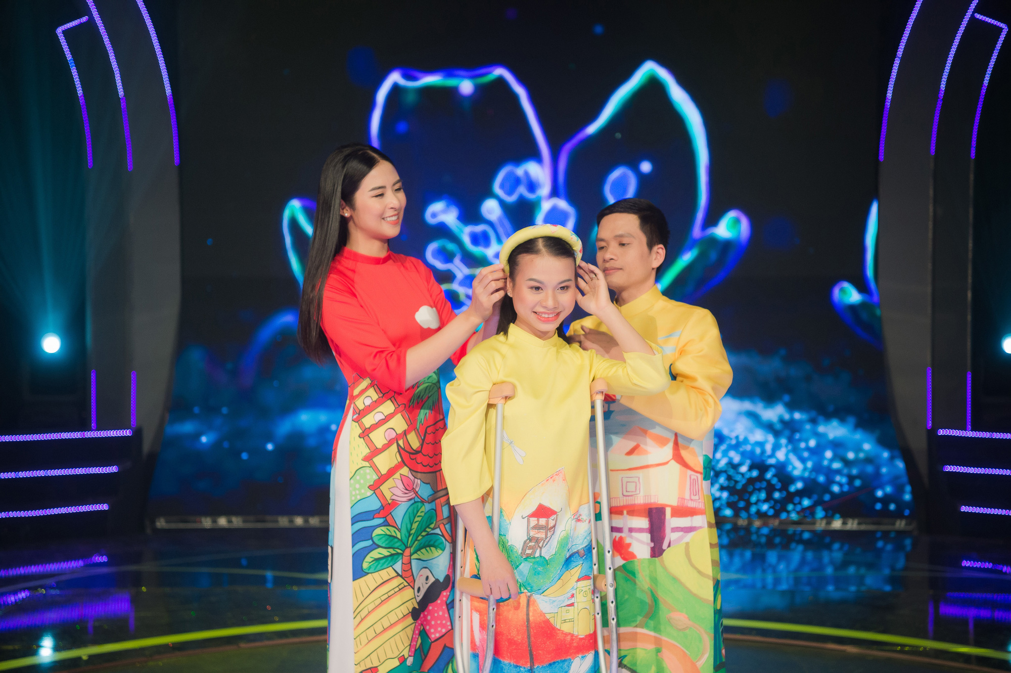 Hoa hậu Ngọc Hân kể chuyện mẫu nhí dương tính với SARS-CoV-2 khi đang quay “Đón Tết cùng VTV” - Ảnh 9.