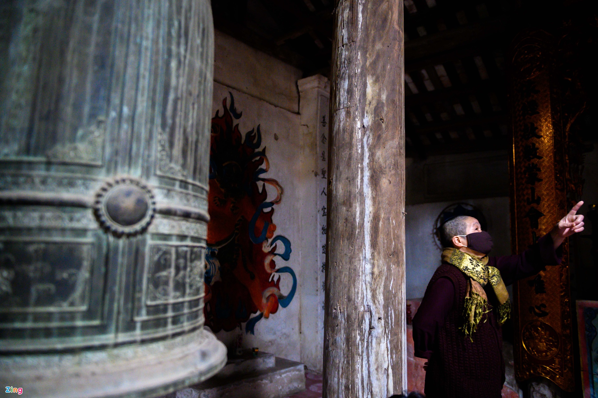 Ngôi chùa cổ chờ sập ở Hà Nội - Ảnh 9.