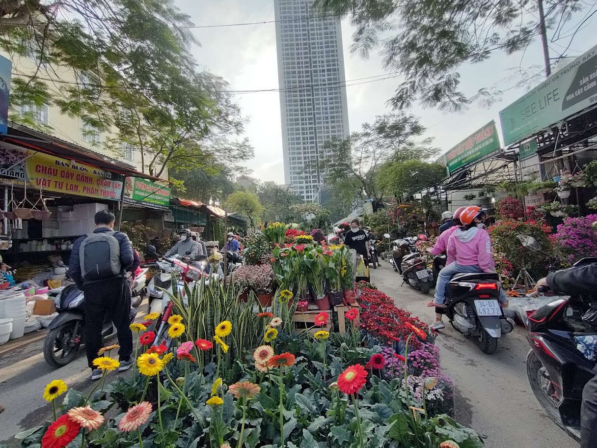 Điểm danh 9 chợ hoa Tết nổi tiếng nhất Hà Nội đón Xuân 2022 - Ảnh 17.