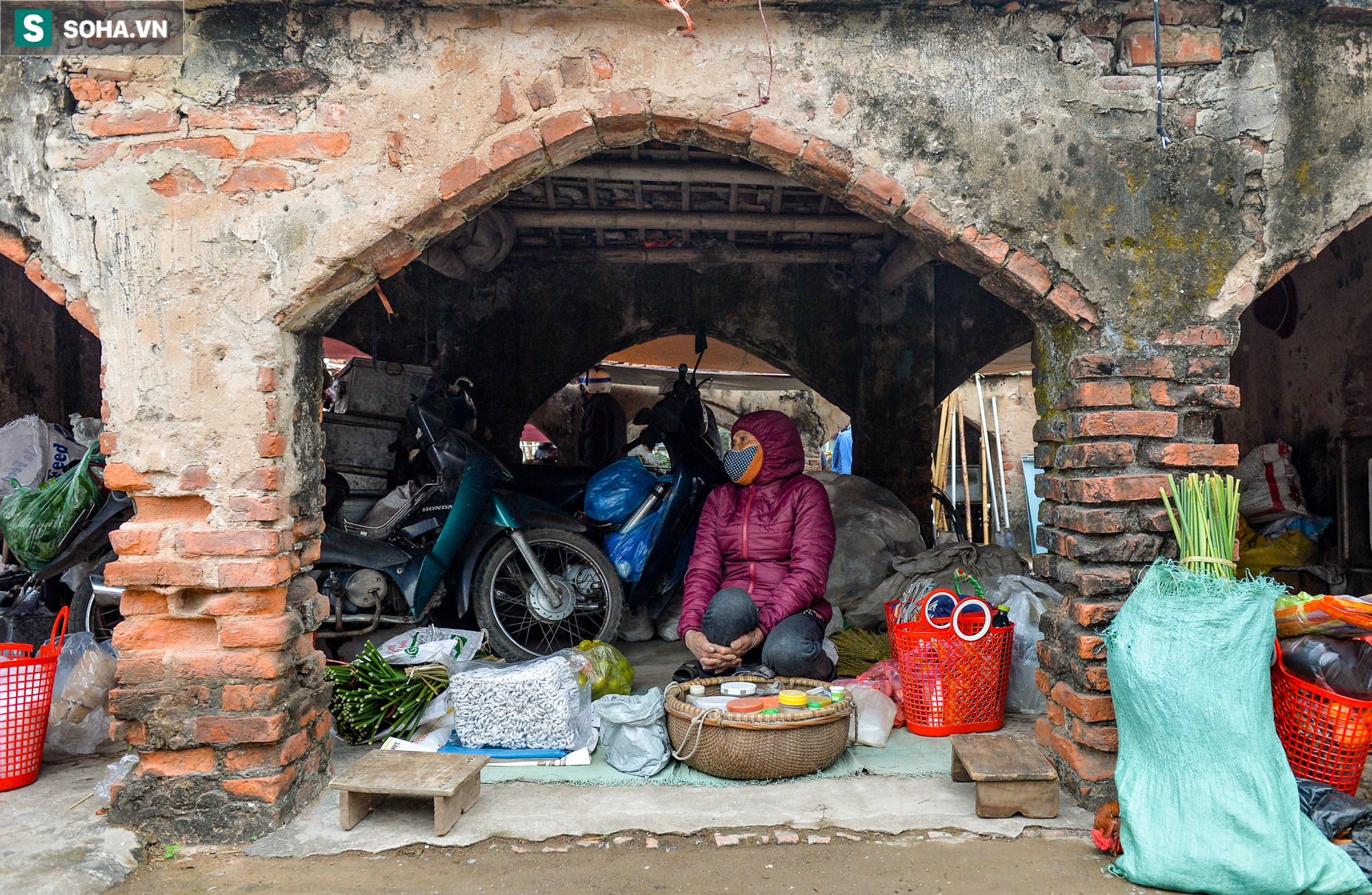 Nam Định: Phiên giáp Tết ở một chợ cổ có tuổi đời gần 700 năm - Ảnh 3.