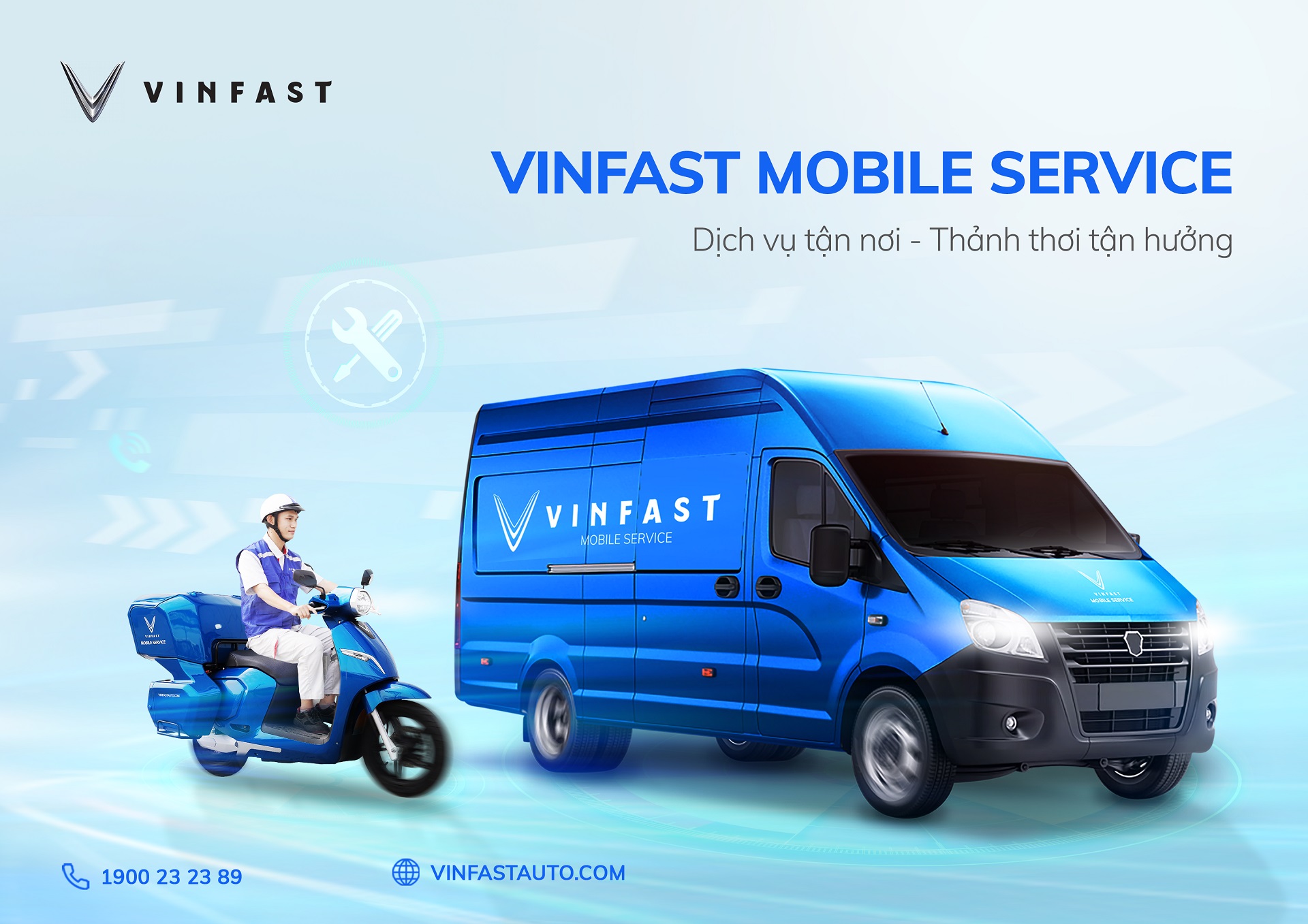 VinFast triển khai dịch vụ sửa chữa lưu động chính hãng đầu tiên tại Việt Nam - Ảnh 1.