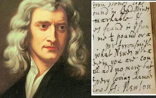 Bất ngờ bức thư 330 năm tuổi của 'thiên tài cô độc' Isaac Newton
