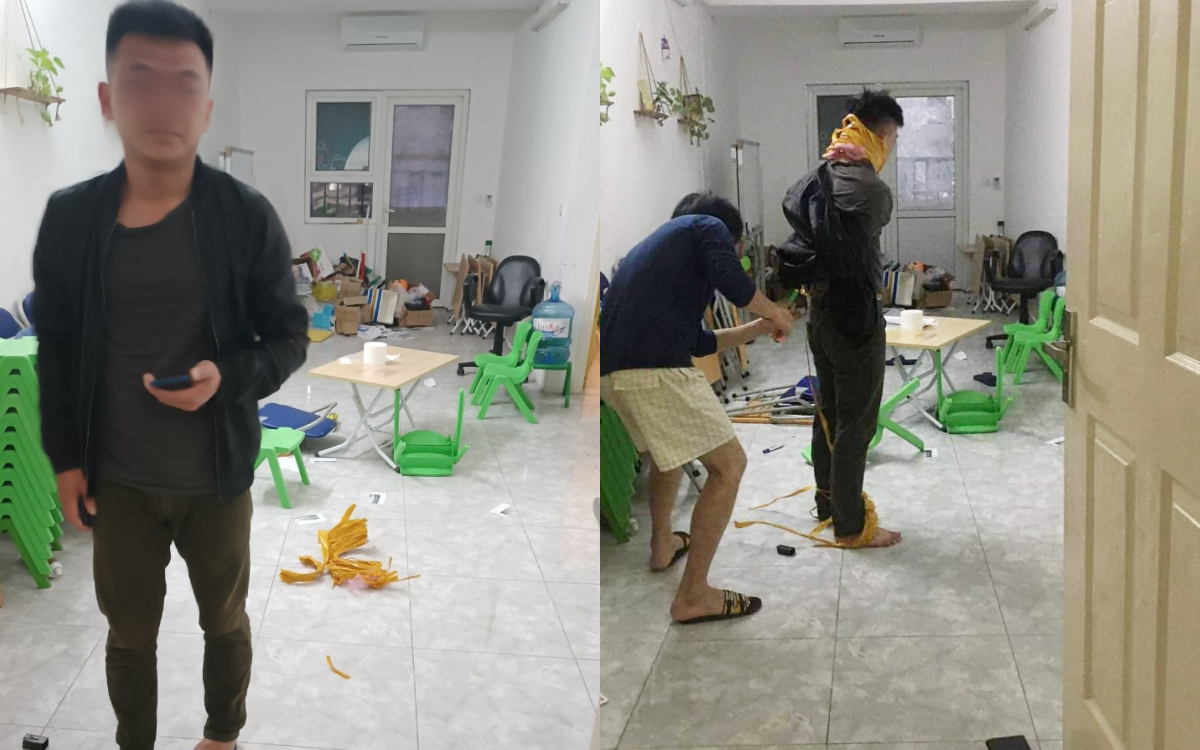 Nóng: Nghi vấn 3 kẻ lạ mặt vào căn hộ chung cư ở Hà Nội xịt hơi cay, trói chủ nhà cướp điện thoại