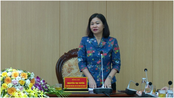 Phó Bí thư Thường trực Thành ủy Hà Nội làm việc với huyện Hoài Đức - Ảnh 1.