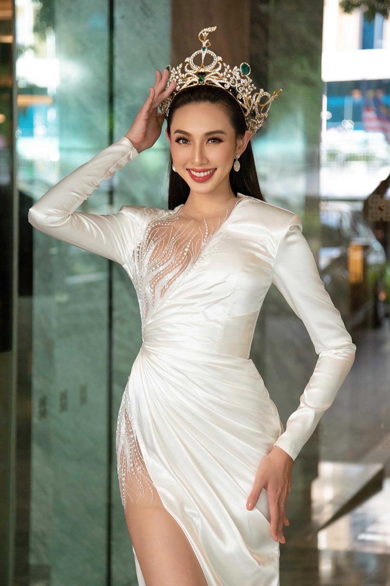 Hoa hậu Thùy Tiên nói gì về giá trị vương miện Miss Grand Vietnam 2022 trước chung kết? - Ảnh 1.