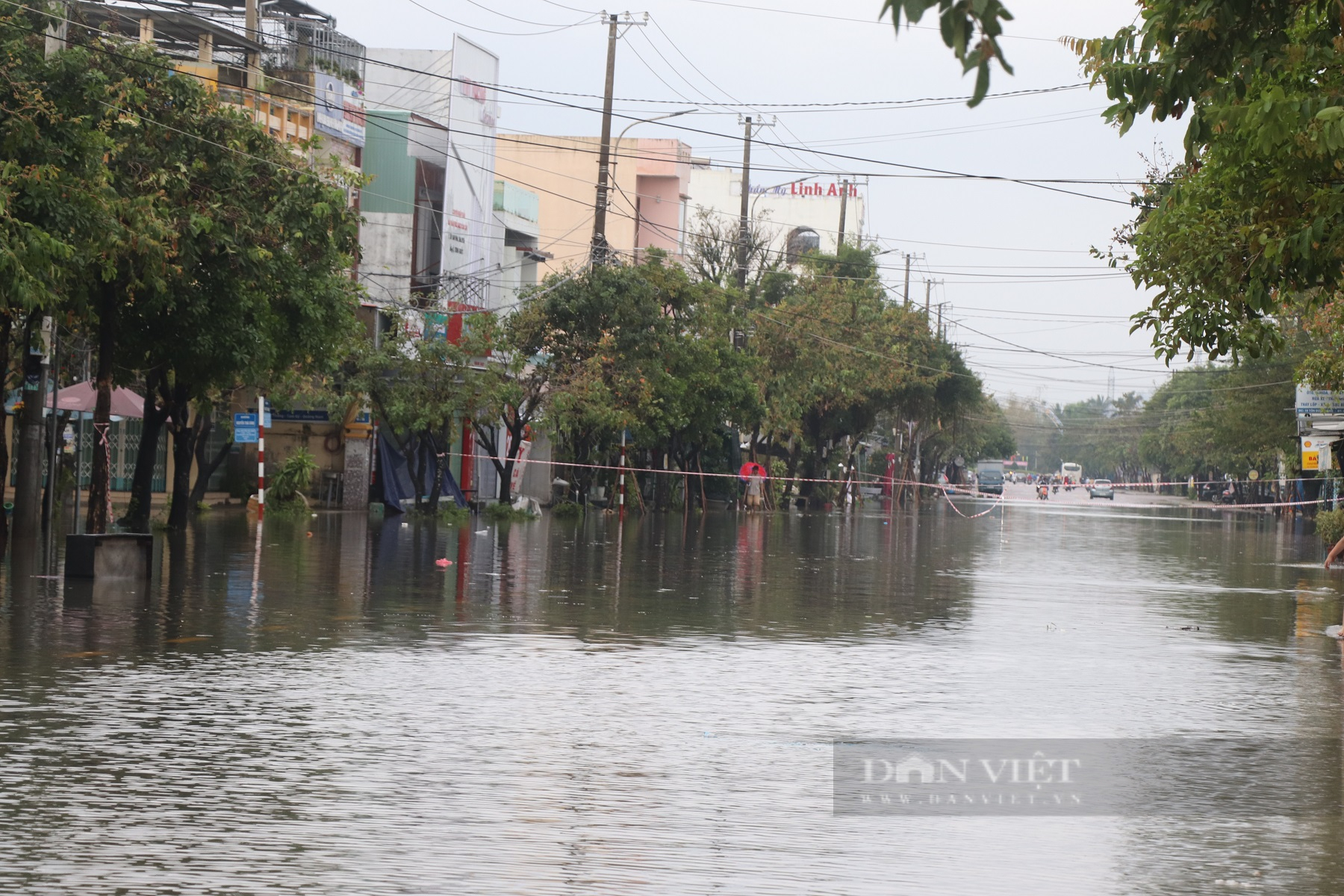 Quảng Nam: Người dân dùng ghe, thuyền di chuyển giữa phố mùa lũ lụt - Ảnh 6.