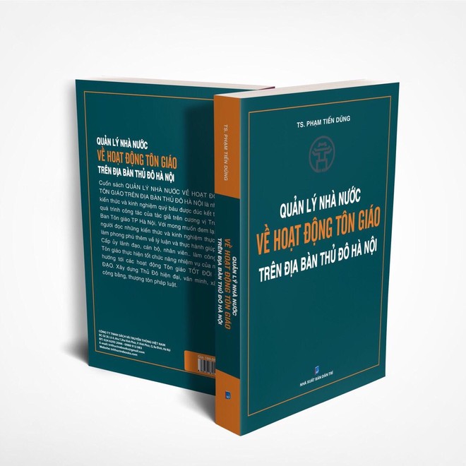 Ra mắt sách dày 300 trang Quản lý nhà nước về hoạt động tôn giáo tại Hà Nội - Ảnh 2.
