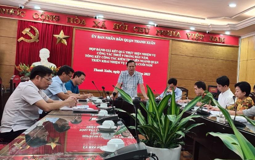 Quận Thanh Xuân: 9 tháng thu ngân sách hơn 3.900 tỷ đồng - Ảnh 1.