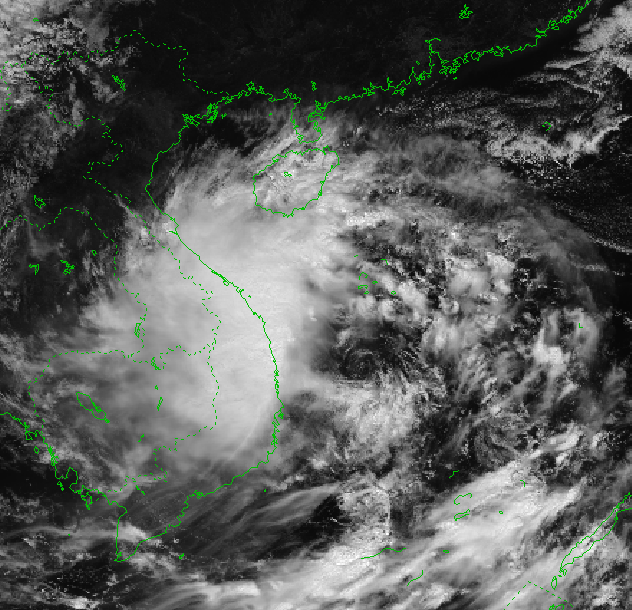 Áp thấp nhiệt đới mạnh lên thành bão số 5 Sonca gió giật cấp 10, cách Quảng Ngãi 260km - Ảnh 1.