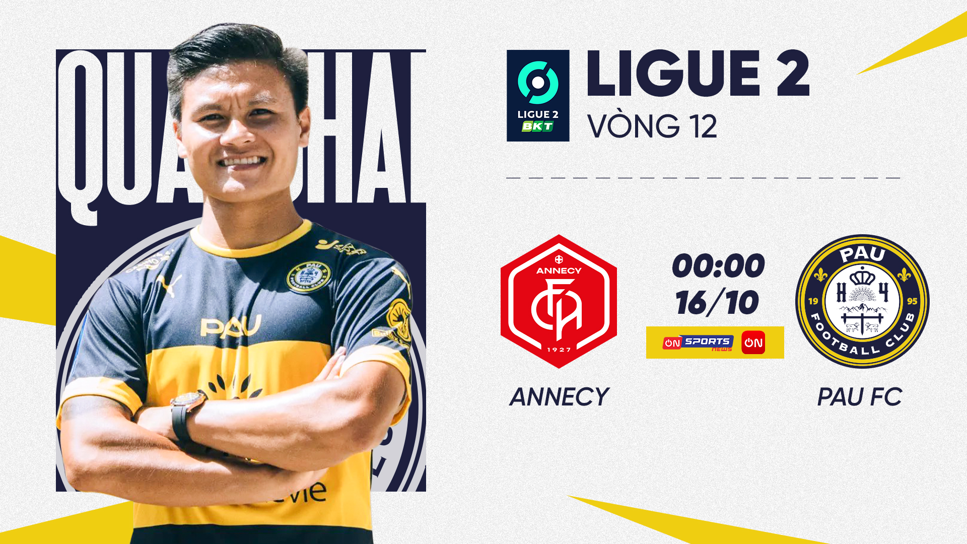 Link xem trực tiếp Annecy vs Pau FC (0h00) - Ảnh 1.