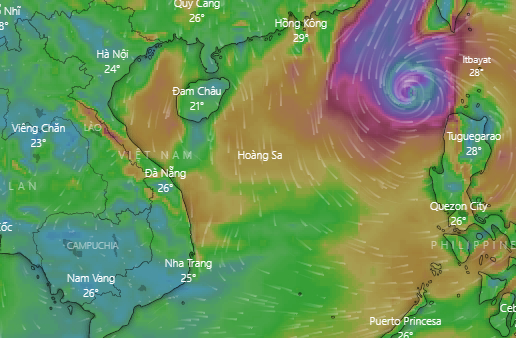 Bão NESAT chính thức vào biển Đông và trở thành cơn bão số 6 năm 2022 - Ảnh 1.