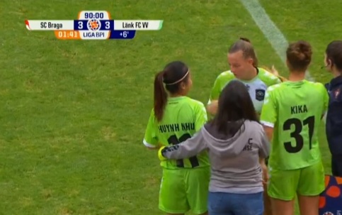 Huỳnh Như đá 4 phút, Lank FC thua đau SC Braga phút 90+6 - Ảnh 3.