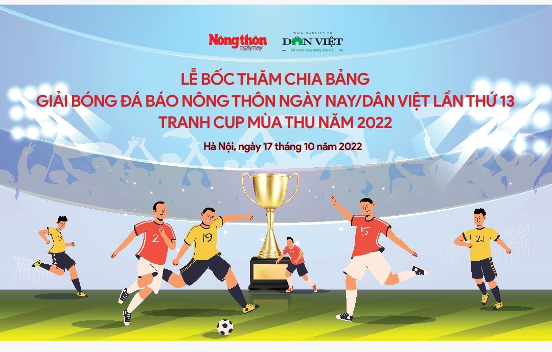 Giải bóng đá Báo NTNN/Dân Việt lần thứ 13 - Tranh cúp Mùa Thu năm 2022: 13 đội tham dự - Ảnh 1.