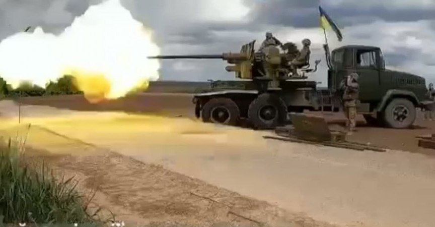 Nga tung pháo phòng không S-60 vào tấn công mục tiêu mặt đất ở Ukraine - Ảnh 15.