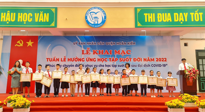 Quận Hoàn Kiếm tổ chức tuần lễ hưởng ứng học tập suốt đời năm 2022 - Ảnh 2.