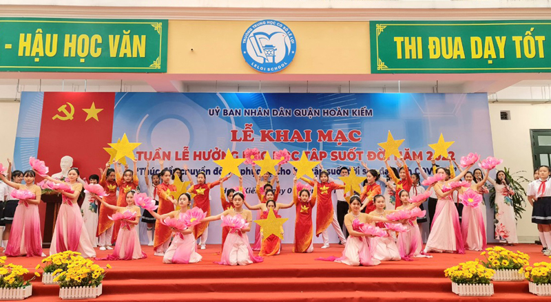Quận Hoàn Kiếm tổ chức tuần lễ hưởng ứng học tập suốt đời năm 2022 - Ảnh 1.