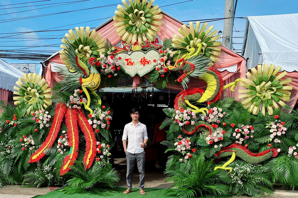 Top hơn 24 cách làm cổng hoa cưới bằng lá dừa mới nhất  lagroupeduvn