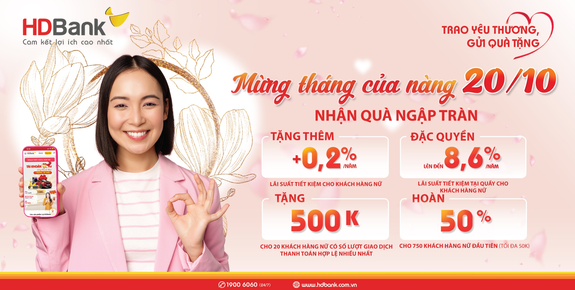 HDBank gợi ý bí quyết ‘lấy lòng’ chị em ngày 20.10 - Ảnh 4.