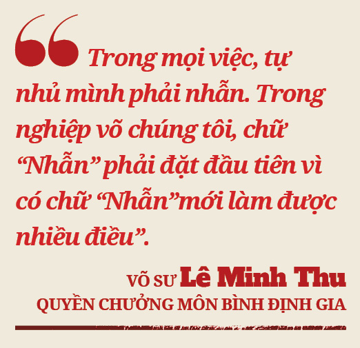 Võ sư Lê Minh Thu - quyền Chưởng môn Bình Định Gia: Từ &quot;người đàn bà buồn&quot; đến &quot;bông hồng thép&quot; làng võ cổ - Ảnh 4.