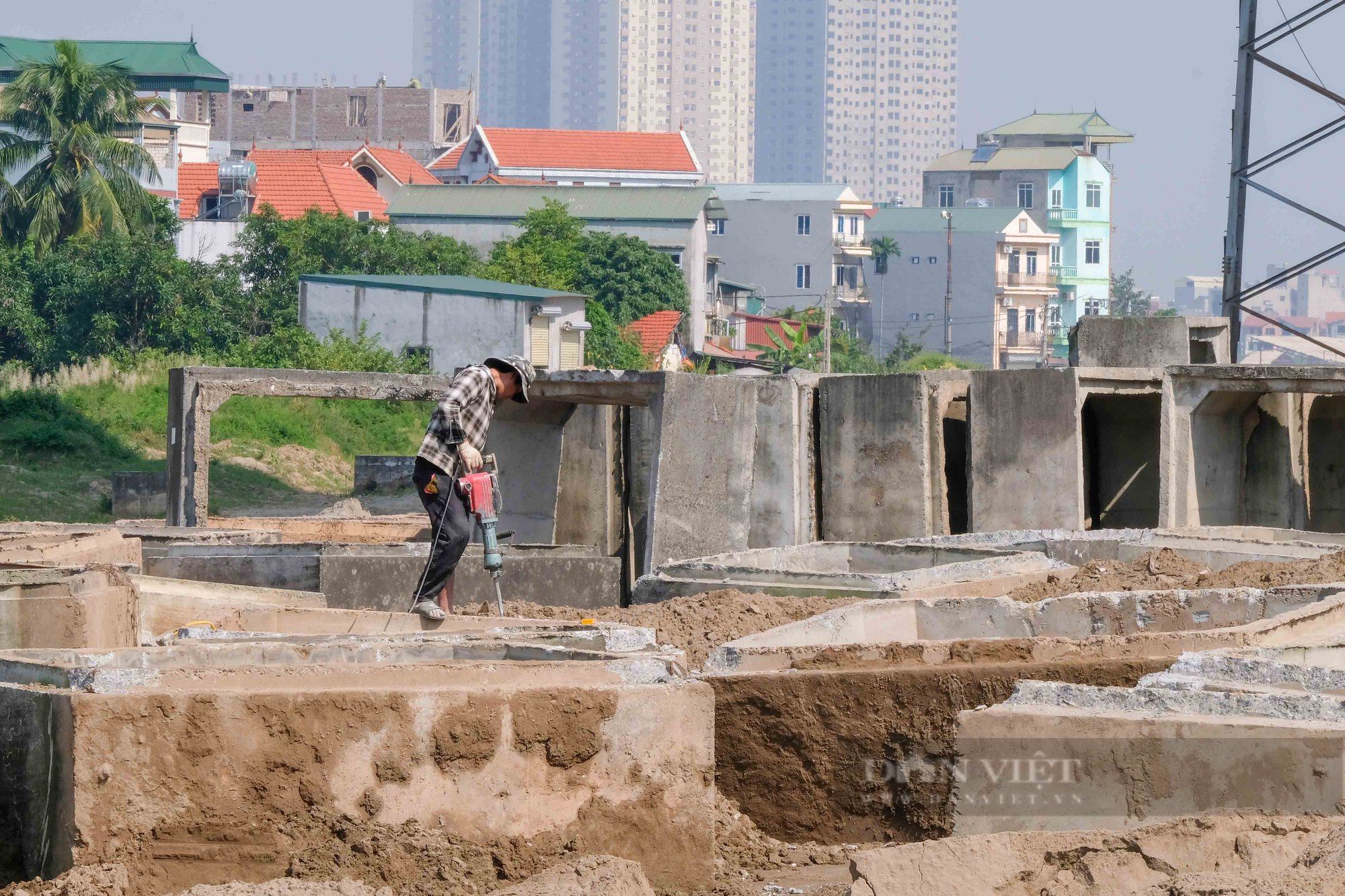 Hiện trạng tuyến đường vành đai trị giá 1000 tỷ đồng chậm tiến độ tại Hà Nội - Ảnh 5.