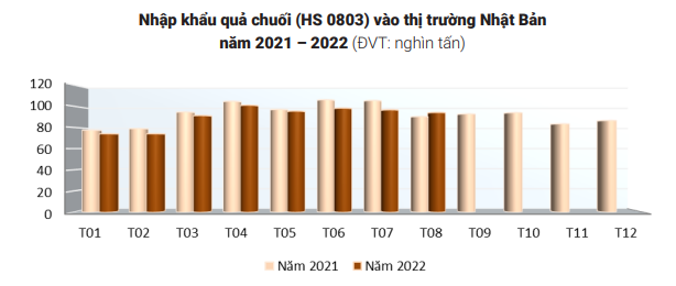 Thị phần trái chuối của Việt Nam tăng mạnh trong tổng nhập khẩu của Nhật Bản - Ảnh 1.
