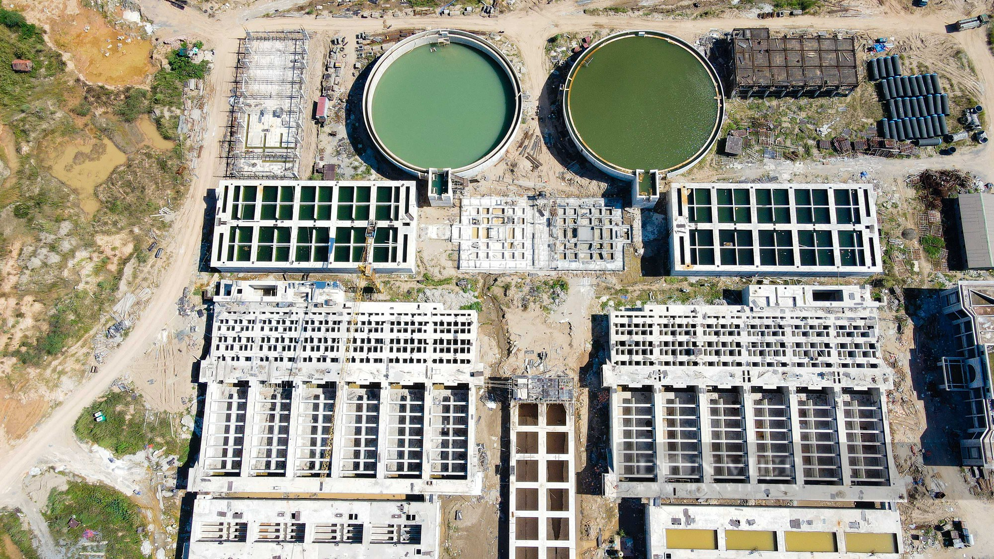 Toàn cảnh Nhà máy nước mặt sông Hồng 3.700 tỷ sau 7 năm thi công - Ảnh 4.