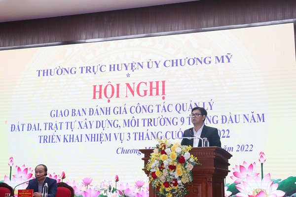 Chương Mỹ xác định trật tự xây dựng là nhiệm vụ đặc biệt quan trọng - Ảnh 1.