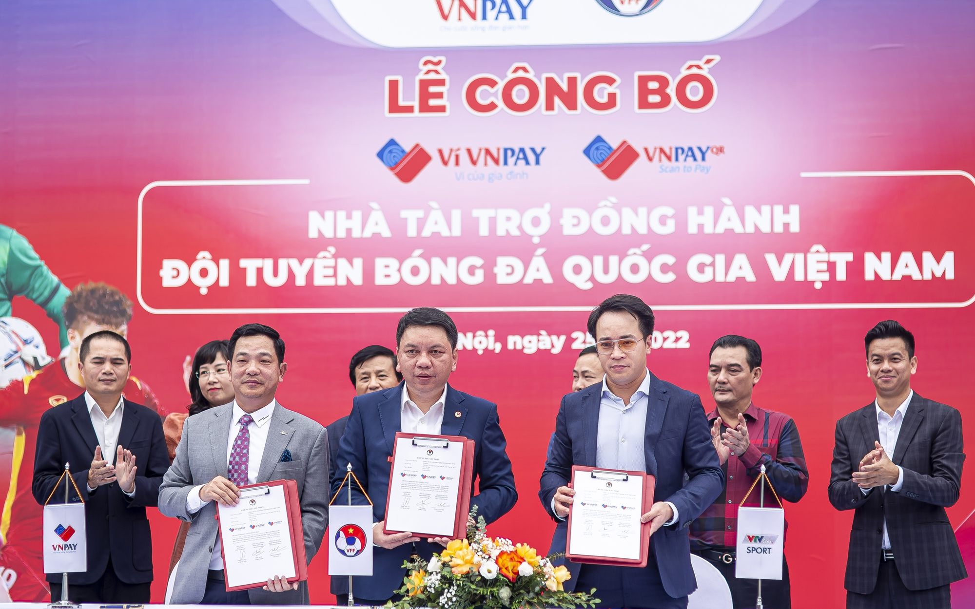 VNPAY trở thành thương hiệu đồng hành cùng các ĐT bóng đá Việt Nam