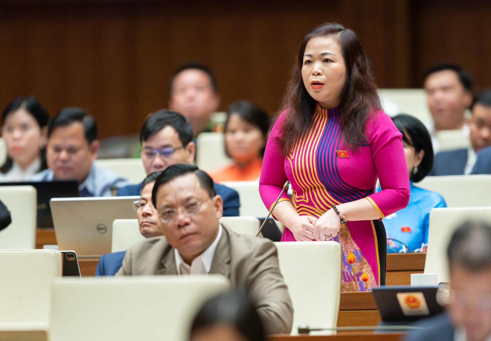 Đại biểu Vũ Thị Lưu Mai: Có tình trạng lạm dụng quyền lực để trục lợi từ đất đai - Ảnh 1.