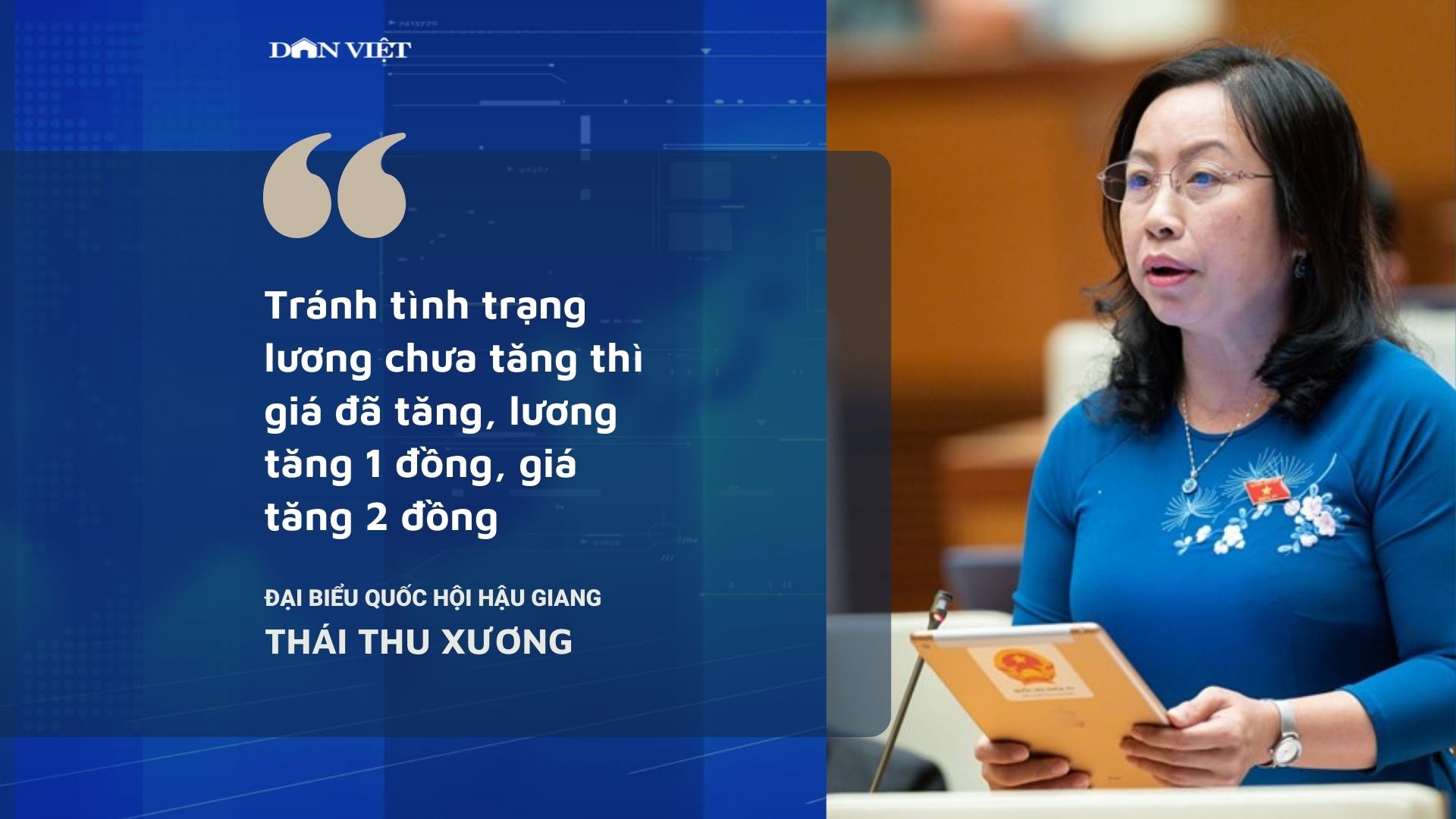 Những phát ngôn ấn tượng của đại biểu Quốc hội về vấn đề tăng lương - Ảnh 4.