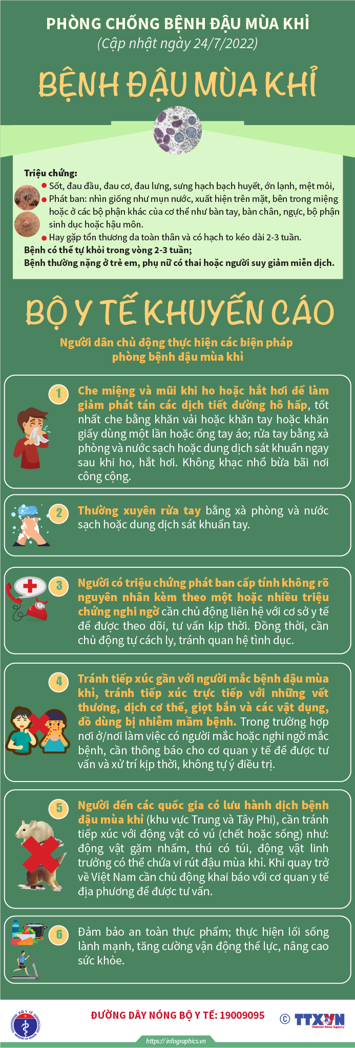 Việt Nam xuất hiện ca bệnh đậu mùa khỉ đầu tiên, phòng bệnh thế nào? - Ảnh 1.