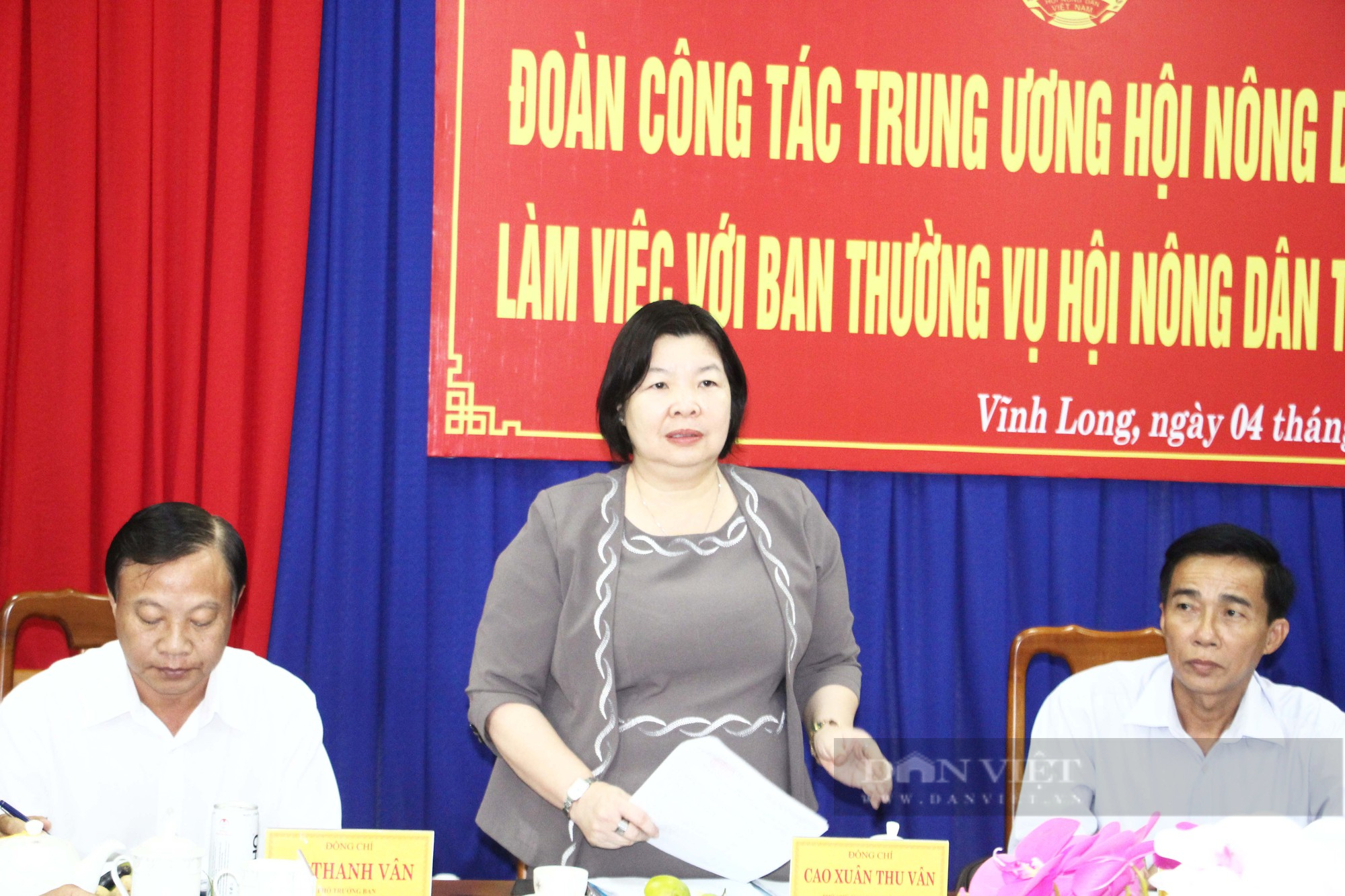Phó Chủ tịch Hội NDVN Cao Xuân Thu Vân: Vĩnh Long phải xây dựng nhiều mô hình có dấu ấn Hội Nông dân - Ảnh 2.