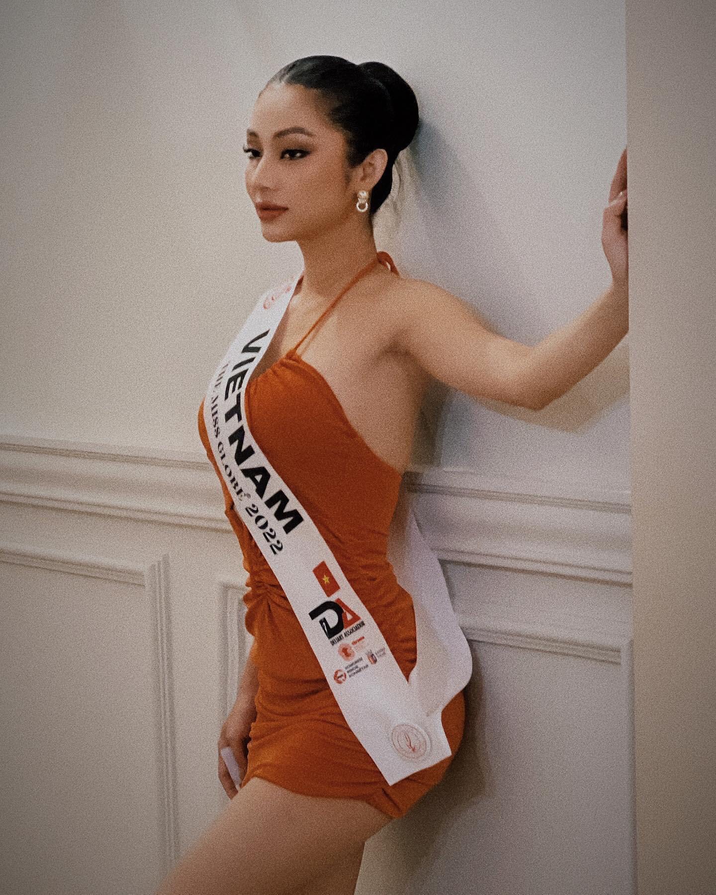Lâm Thu Hồng bị thất lạc hành lý, 4 ngày chỉ mặc duy nhất một bộ đồ khi đến Dubai thi The Miss Globe 2022 - Ảnh 4.