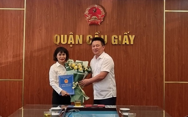 Quận Cầu Giấy có Phó chánh Thanh tra mới