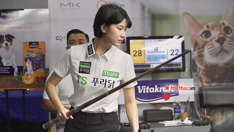 Vẻ đẹp thiên thần billiards Hàn Quốc đang có chuyến du đấu tại Việt Nam - Ảnh 3.