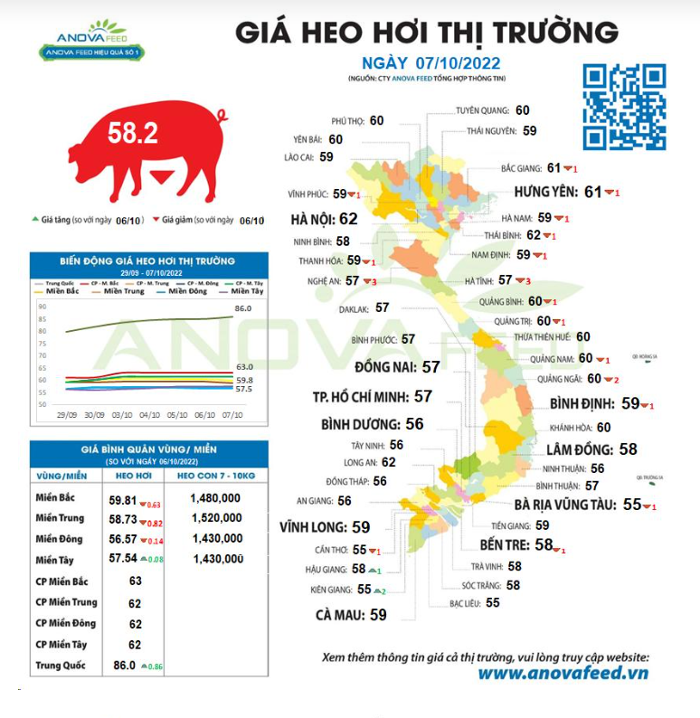 Thị trường lợn hơi cuối tuần hạ nhiệt, giá bắt đầu xuống dốc? - Ảnh 1.