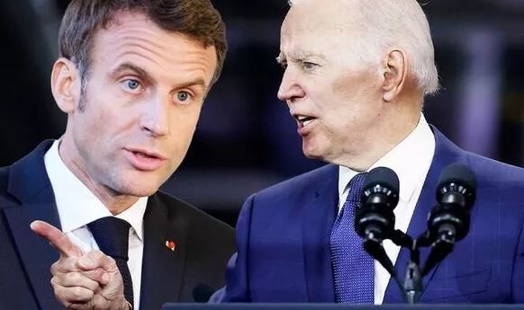 Tổng thống Pháp Macron kêu gọi người đồng cấp Mỹ Biden 'nói chuyện một cách thận trọng' - Ảnh 1.