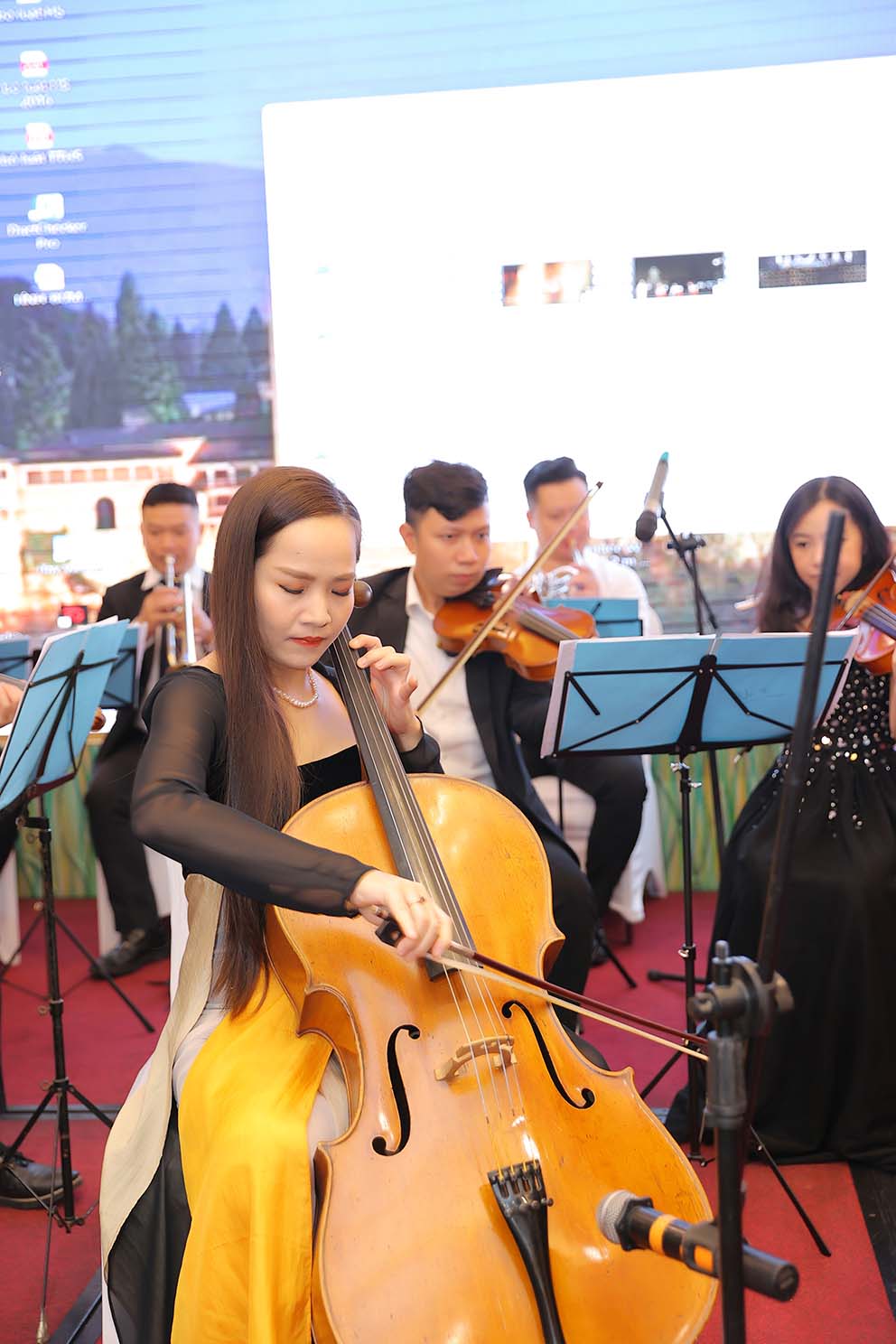 Cello Đinh Hoài Xuân “chơi ngông” mời dàn nhạc giao hưởng quốc tế về Việt Nam biểu diễn - Ảnh 1.