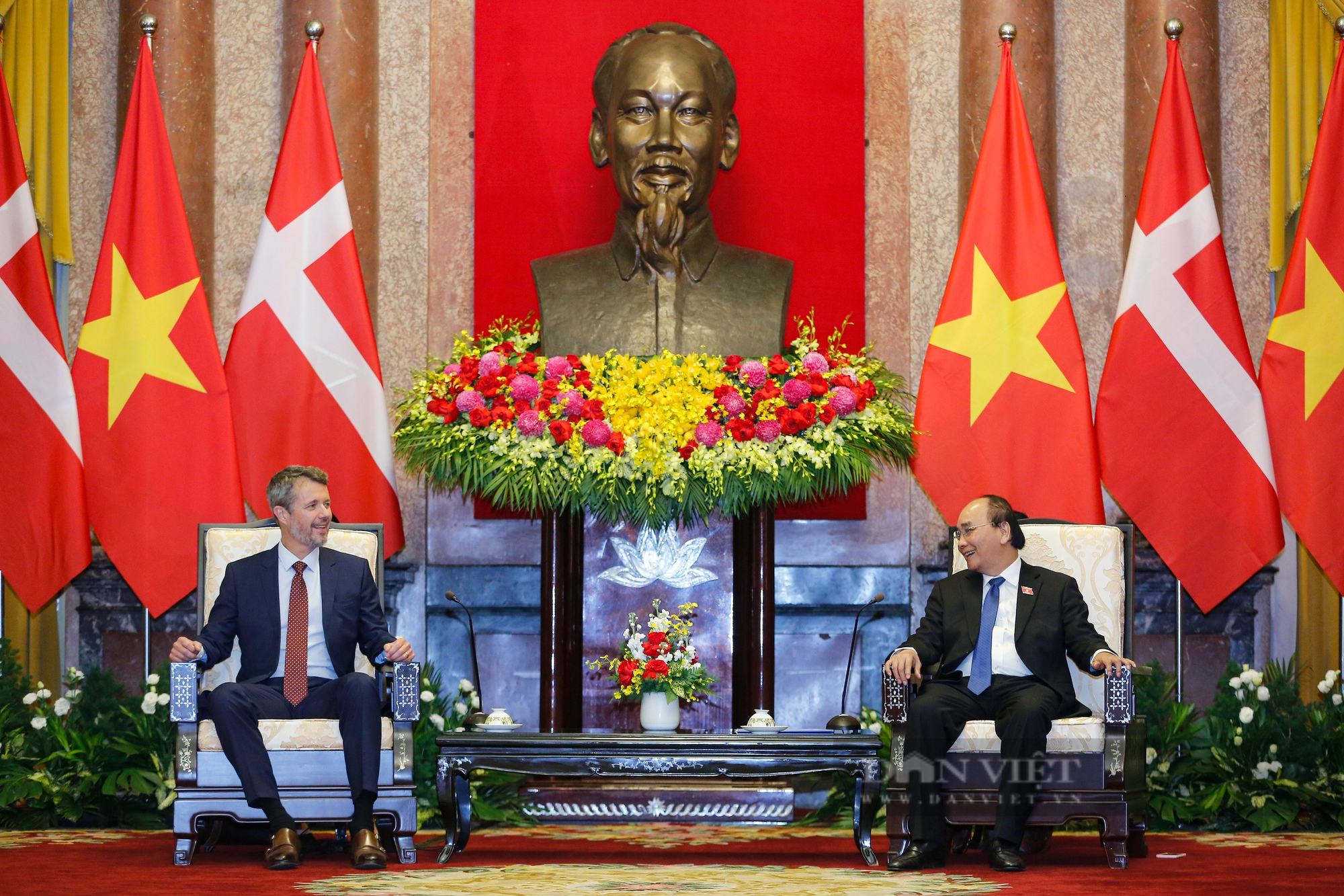 Hình ảnh Chủ tịch nước Nguyễn Xuân Phúc tiếp Thái tử kế vị Đan Mạch Frederik - Ảnh 2.