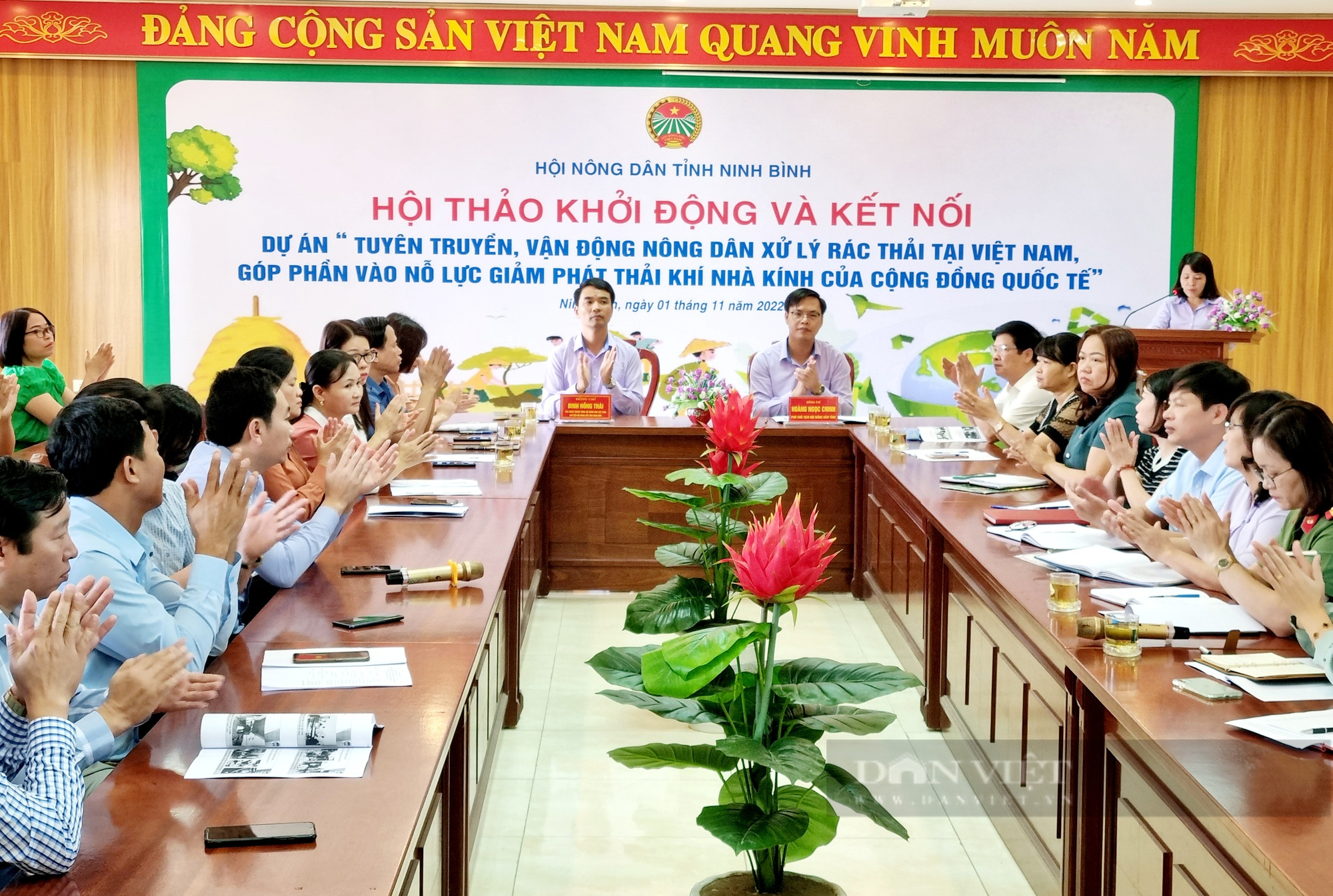 Ninh Bình: Hội thảo khởi động và kết nối dự án nông dân xử lý rác thải nhằm giảm phát thải khí nhà kính - Ảnh 2.