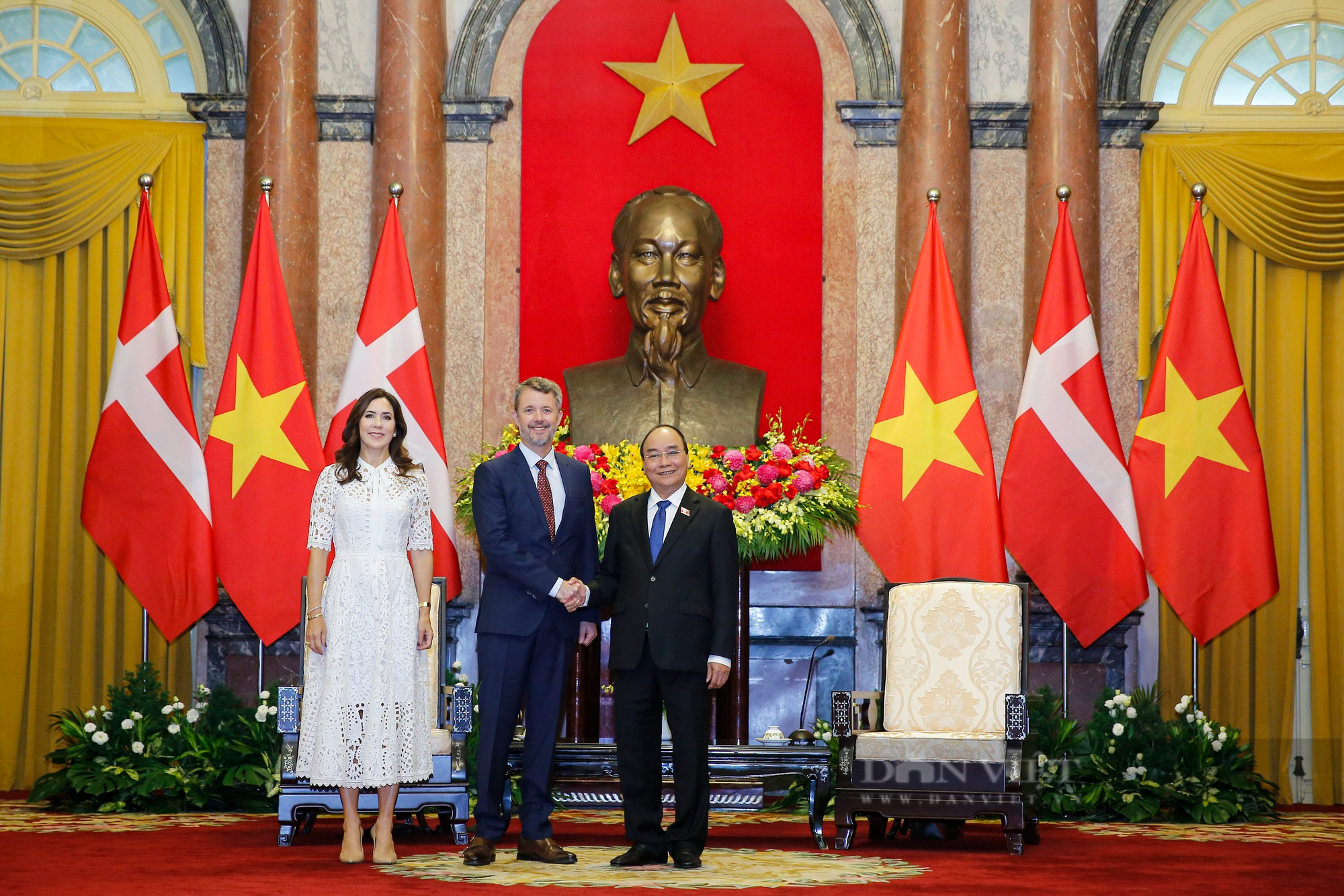 Hình ảnh Chủ tịch nước Nguyễn Xuân Phúc tiếp Thái tử kế vị Đan Mạch Frederik - Ảnh 5.