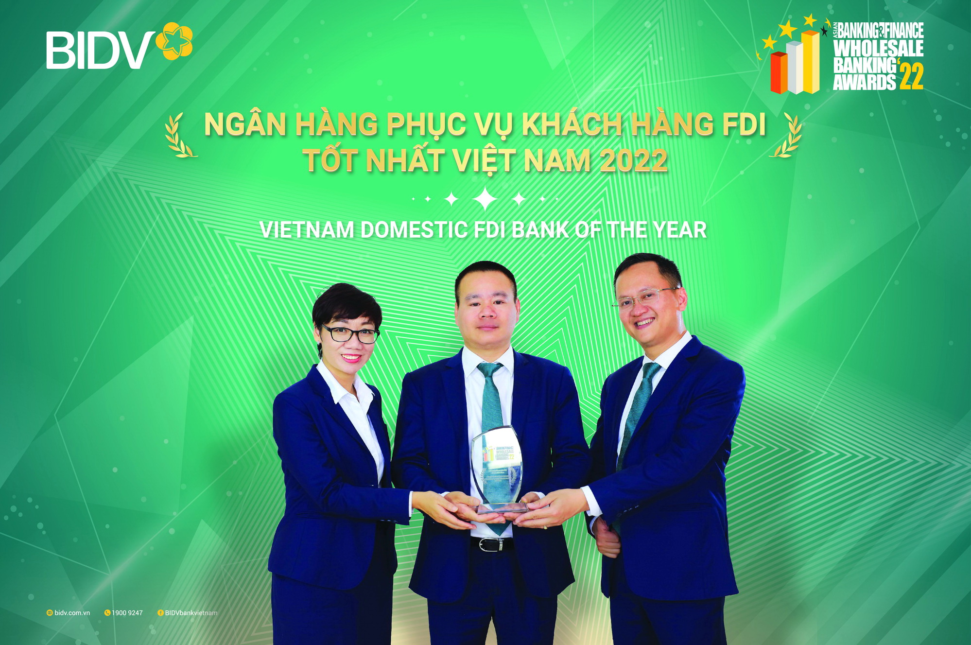 BIDV -  Ngân hàng phục vụ khách hàng FDI tốt nhất Việt Nam năm 2022 - Ảnh 1.