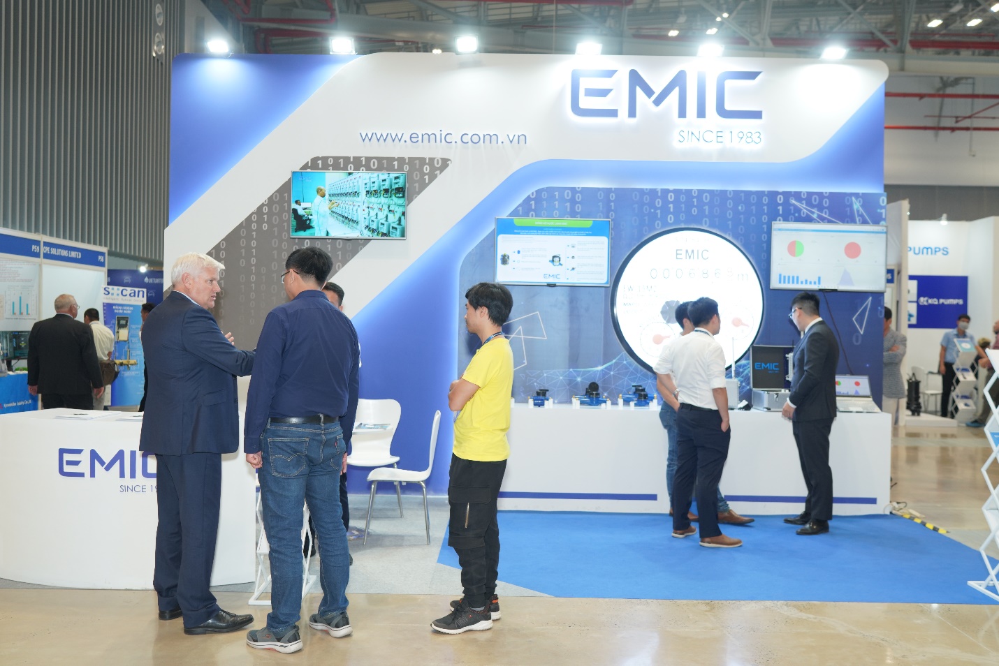 EMIC giới thiệu đồng hồ nước thông minh tại Vietwater 2022 - Ảnh 1.